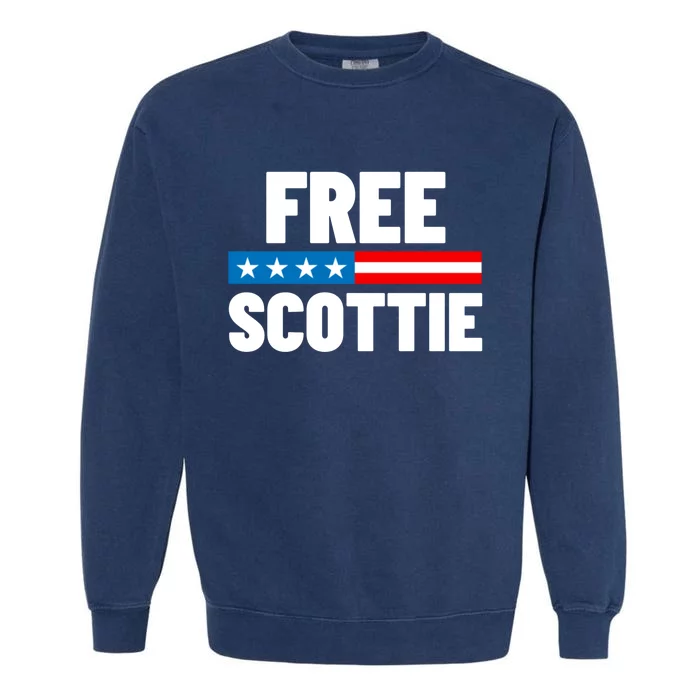 Free Scottie Mugshot Garment-Dyed Sweatshirt