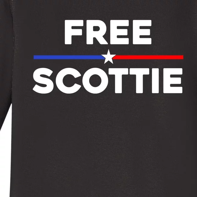 Free Scottie Mugshot Baby Long Sleeve Bodysuit