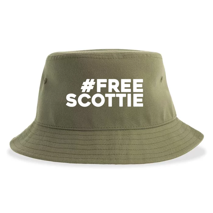 Free Scottie Mugshot Sustainable Bucket Hat