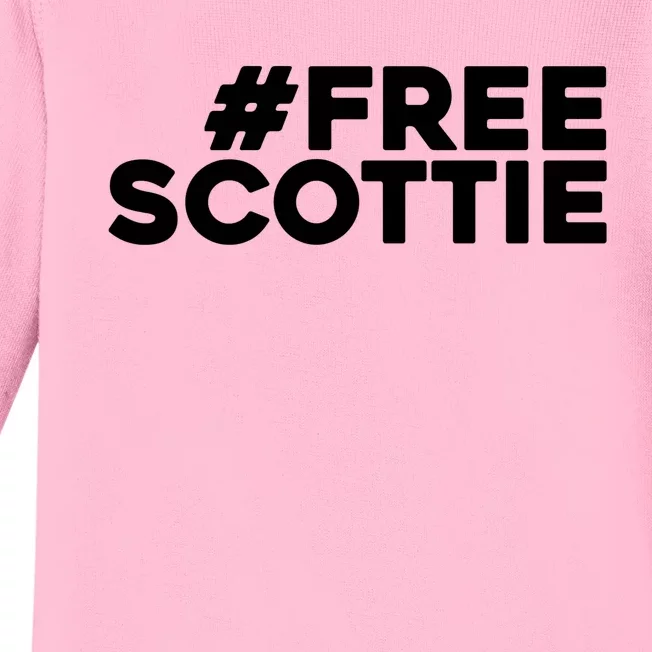 Free Scottie Mugshot Baby Long Sleeve Bodysuit