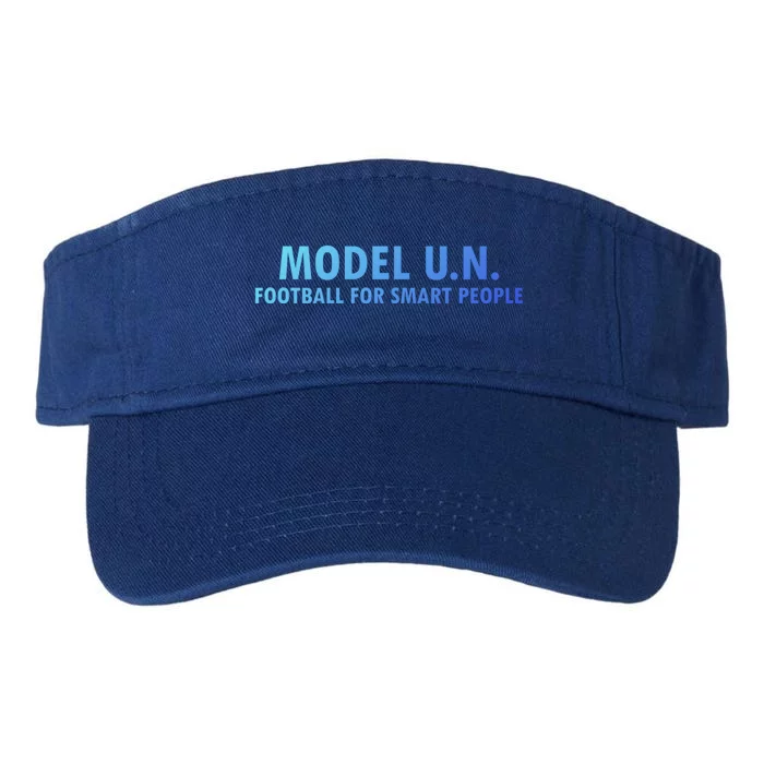 Funny Saying Model U N Gift United Nations Funny Gift Valucap Bio-Washed Visor