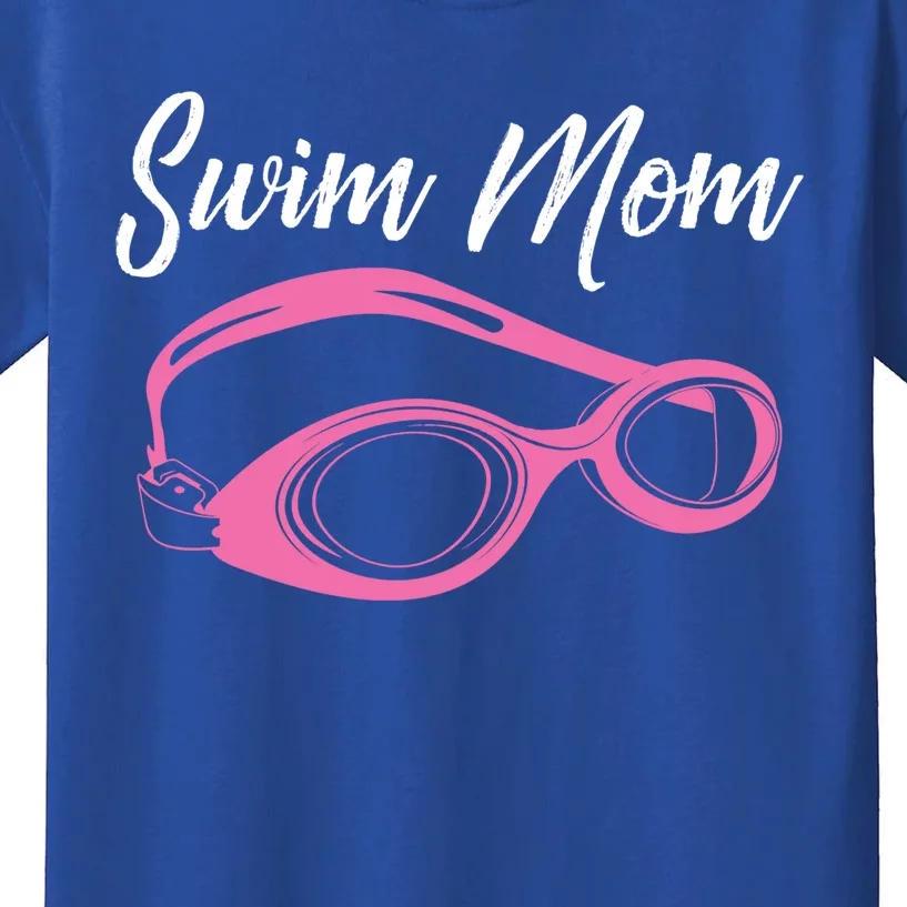 Funny Swim Mom Gift Cute Swimmer Swimming Coach Funny Gift Kids T-Shirt