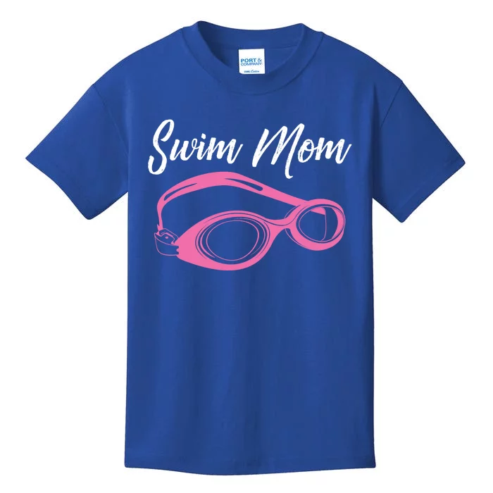 Funny Swim Mom Gift Cute Swimmer Swimming Coach Funny Gift Kids T-Shirt