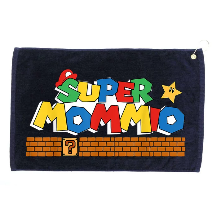 Funny Super Mommio Mothers Day Gamer Grommeted Golf Towel