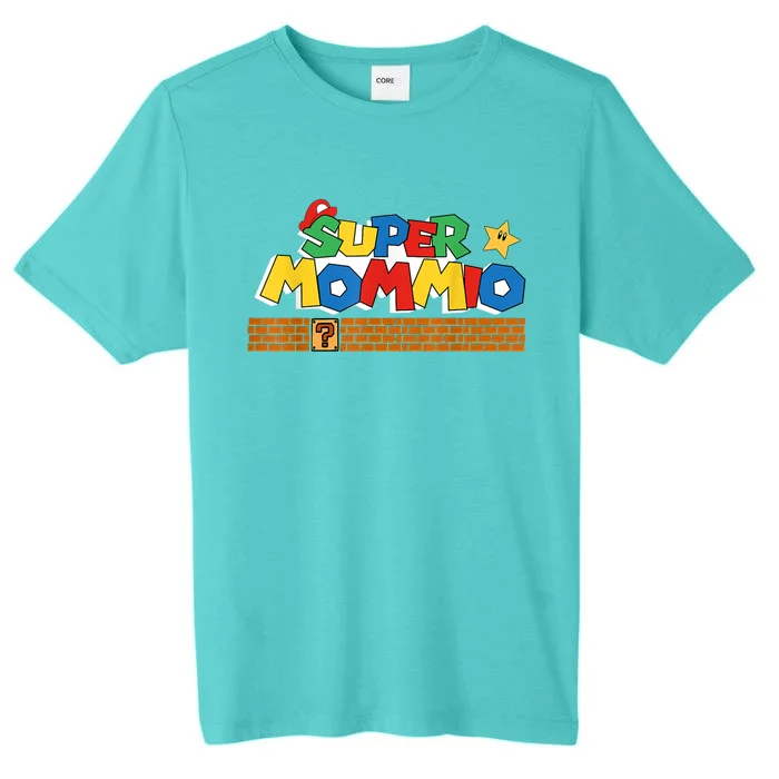 Funny Super Mommio Mothers Day Gamer ChromaSoft Performance T-Shirt