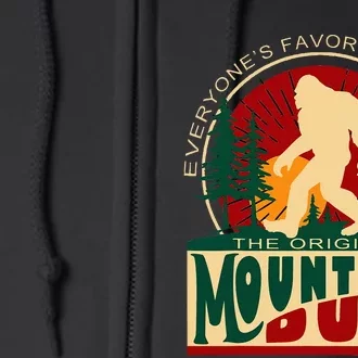 Funny Sasquatch Mountain Dude EveryoneS Favorite Hillbilly Full Zip Hoodie