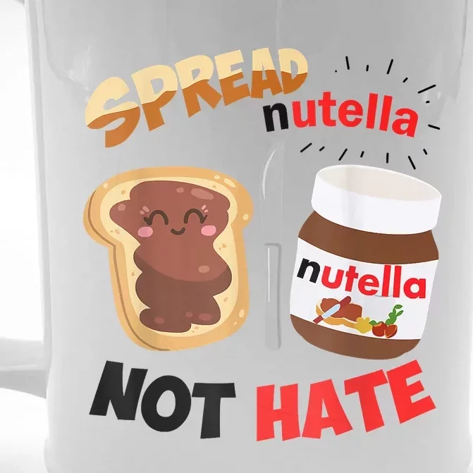 Funny Spread Nutella Not Hate Apparel Front & Back Beer Stein