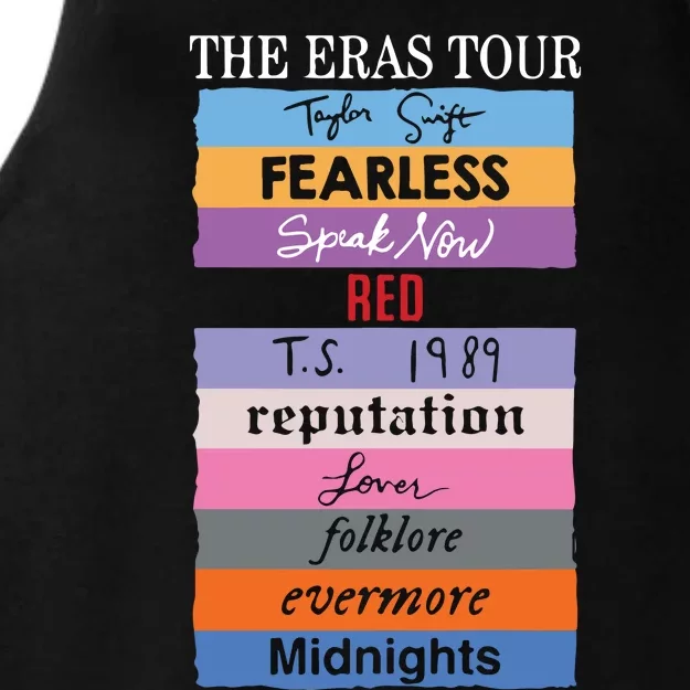 Fearless Speak Now Red Ts 1989 Reputation Ladies Tri-Blend Wicking Tank