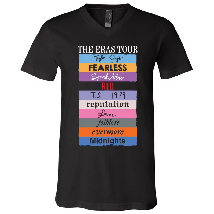 Fearless Speak Now Red Ts 1989 Reputation V-Neck T-Shirt