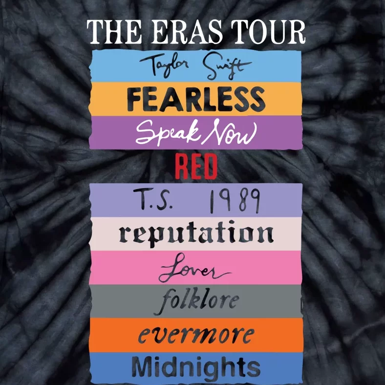 Fearless Speak Now Red Ts 1989 Reputation Tie-Dye T-Shirt