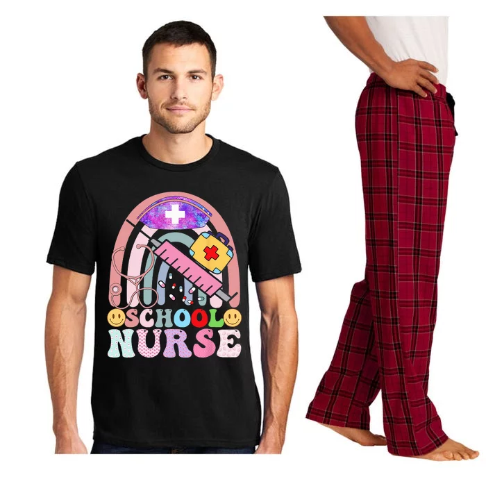 Funny School Nurse Graphic Tees Tops Back To School Pajama Set