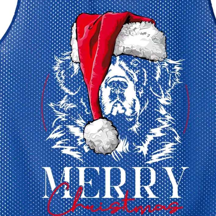 Funny Santa Newfoundland Newfie Merry Christmas Dog Mom Gift Great Gift Mesh Reversible Basketball Jersey Tank