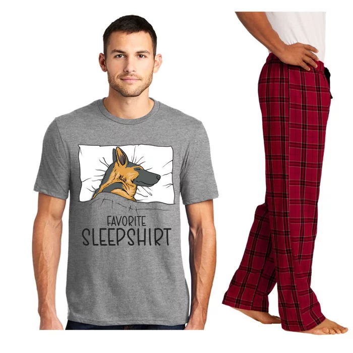 Favorite Sleepshirt Napping German Shepherd Pajama Pajama Set