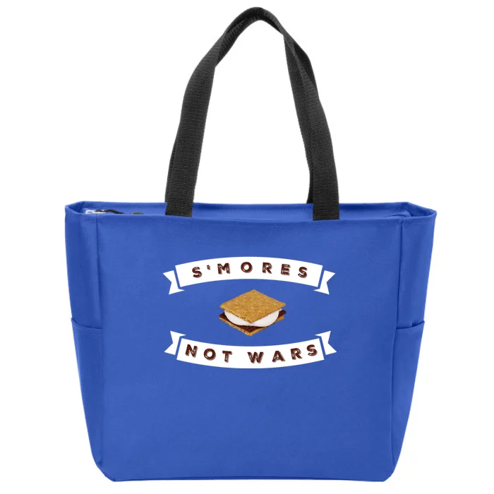 Funny S'mores Not Wars For National S'mores Day Meaningful Gift Zip Tote Bag