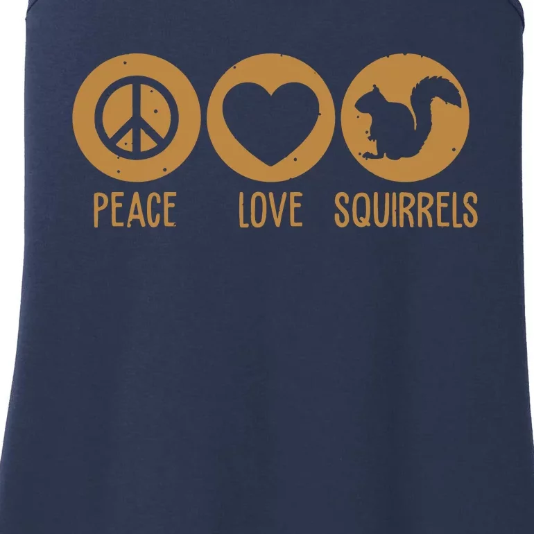 Funny Squirrel Novelty Design Squirrel Lover Ladies Essential Tank