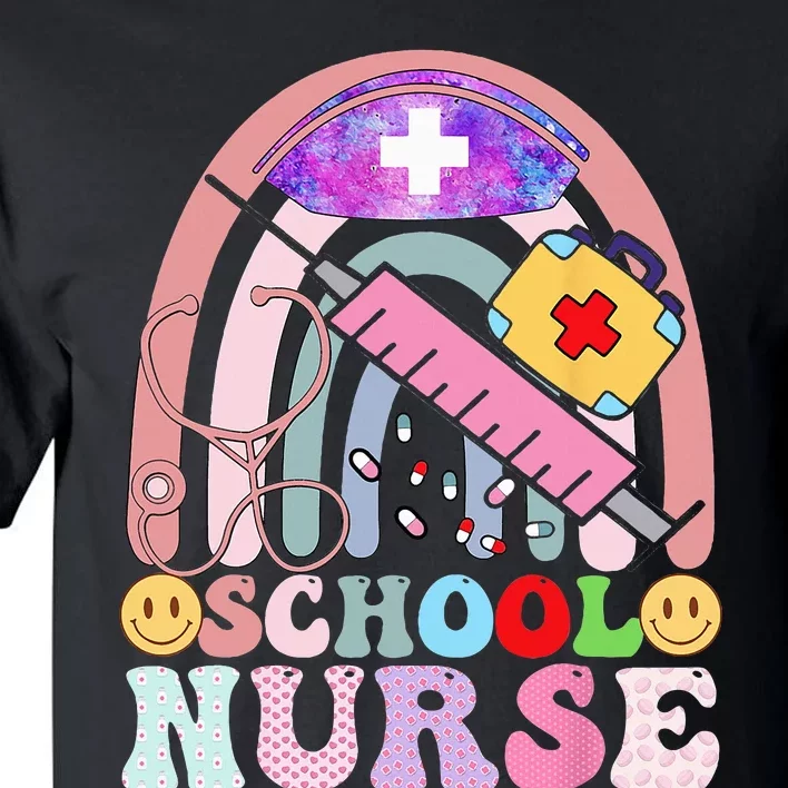 Funny School Nurse Graphic Tees Tops Back To School Tall T-Shirt