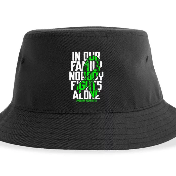 Family Support Non HodgkinS Lymphoma Cancer Awareness Sustainable Bucket Hat