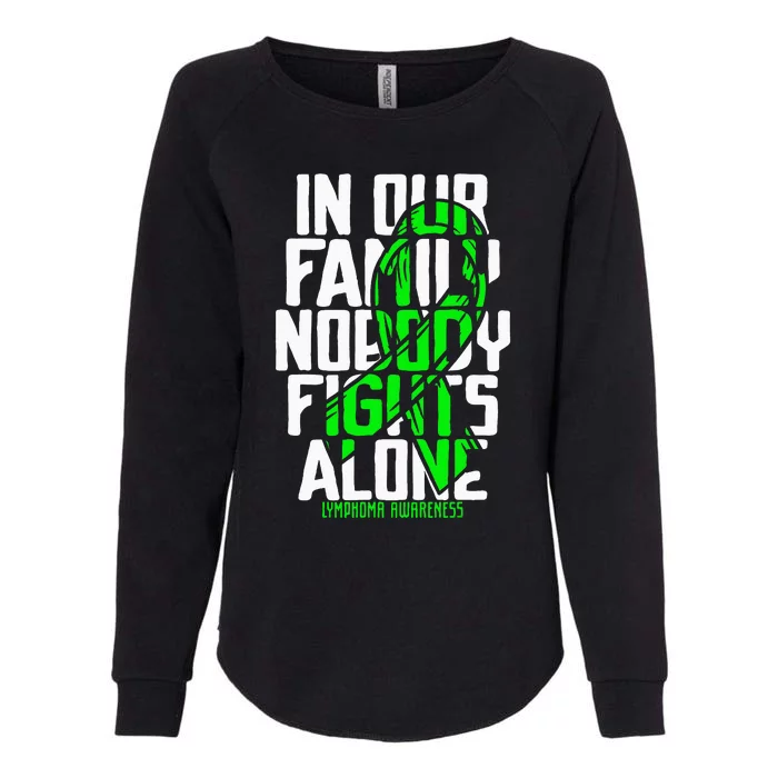 Family Support Non HodgkinS Lymphoma Cancer Awareness Womens California Wash Sweatshirt