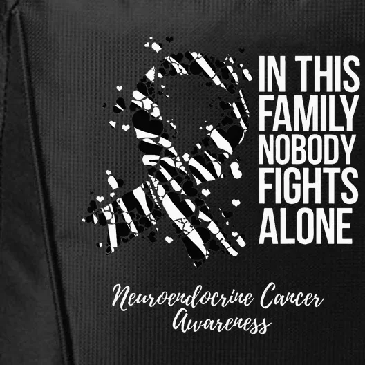 Family Support Neuroendocrine Cancer Awareness City Backpack