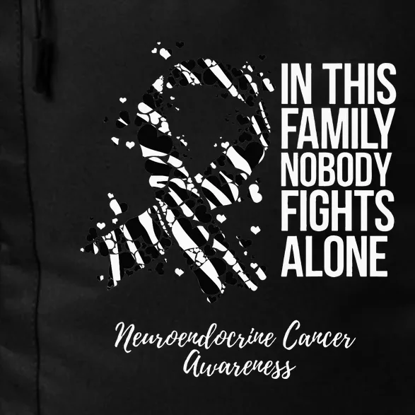 Family Support Neuroendocrine Cancer Awareness Daily Commute Backpack