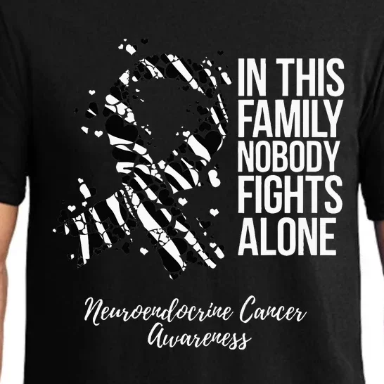 Family Support Neuroendocrine Cancer Awareness Pajama Set