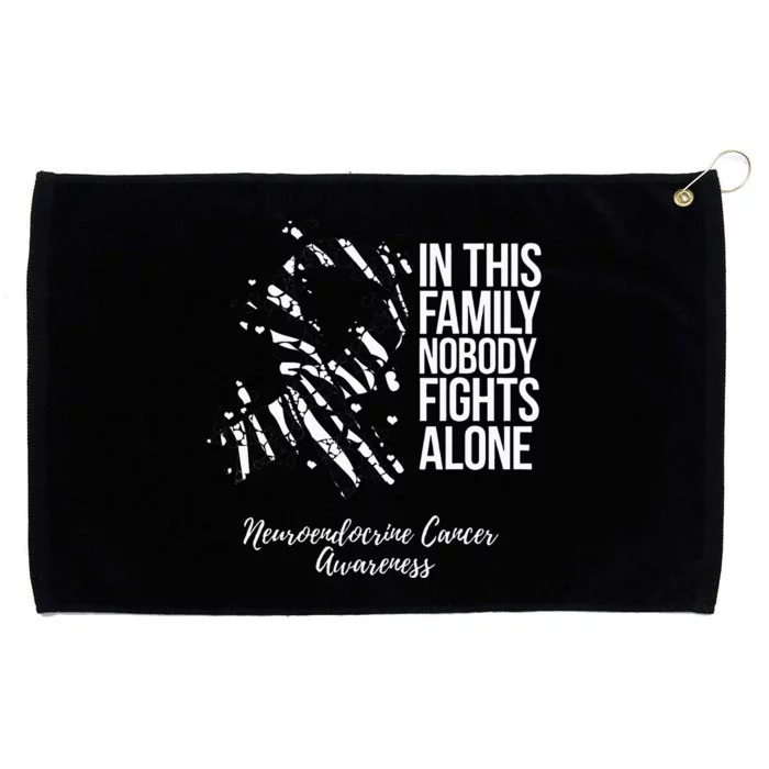 Family Support Neuroendocrine Cancer Awareness Grommeted Golf Towel