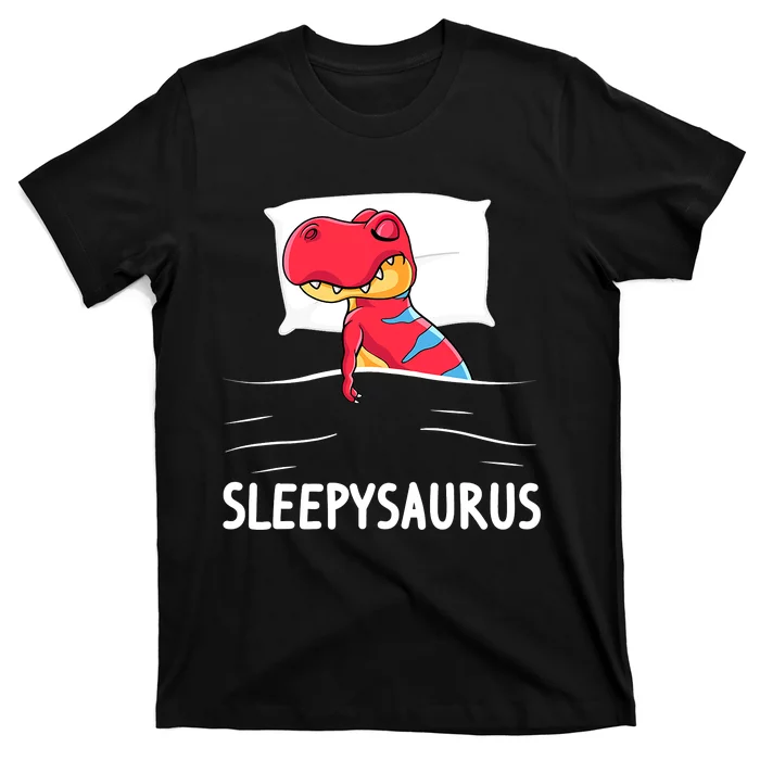 Funny Sleepysaurus Nigh Dinosaur Dino TRex Sleep T-Shirt