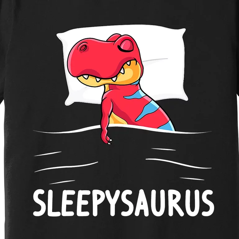 Funny Sleepysaurus Nigh Dinosaur Dino TRex Sleep Premium T-Shirt