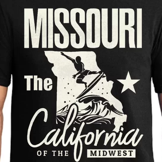 Funny State Of Missouri The California Of The Midwest Pajama Set