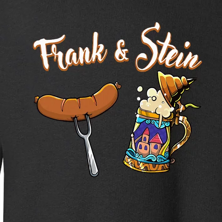 Frank & Stein Oktoberfest Funny Bratwurst Beer German Food Toddler Sweatshirt