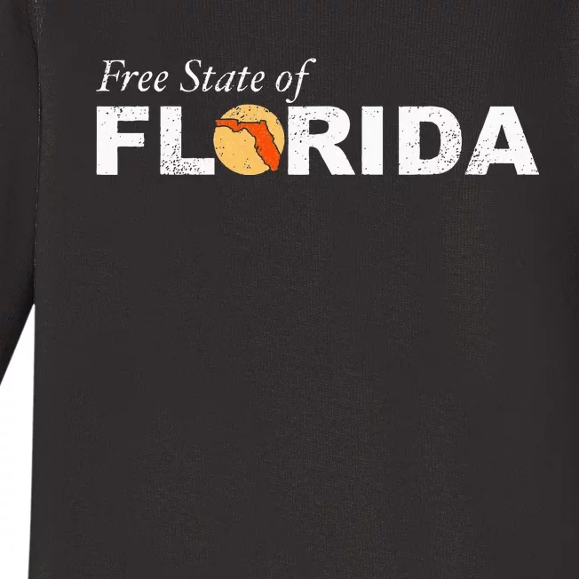 Free State Of Florida Baby Long Sleeve Bodysuit