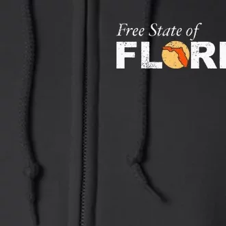 Free State Of Florida Full Zip Hoodie