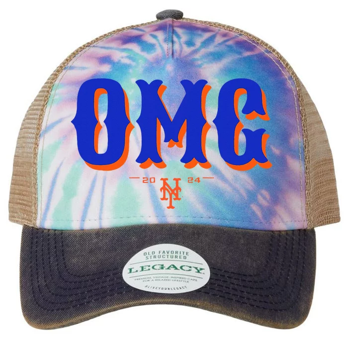 Funny Says Omg Legacy Tie Dye Trucker Hat