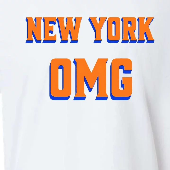 Funny Says Omg New York Sueded Cloud Jersey T-Shirt