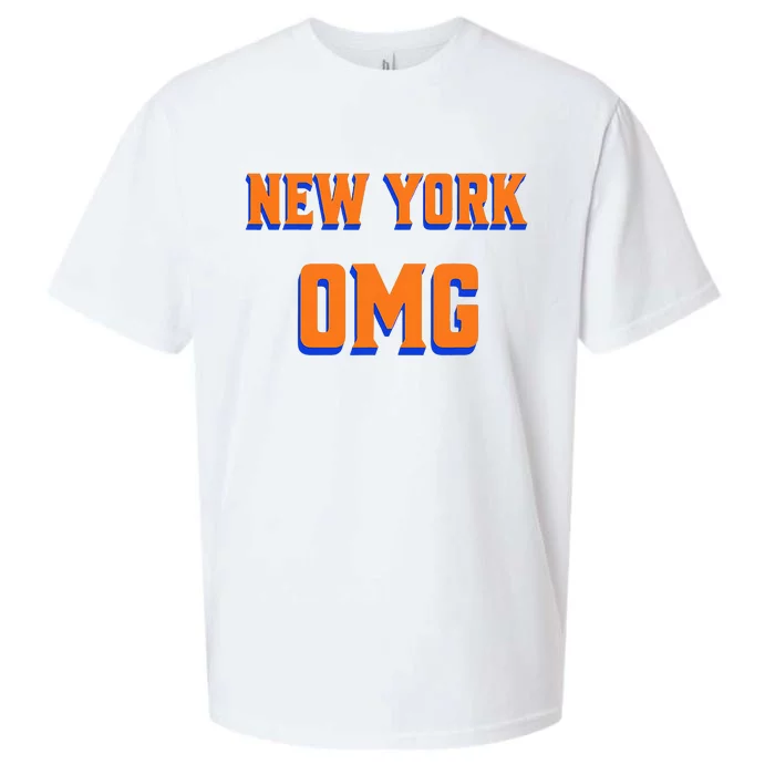 Funny Says Omg New York Sueded Cloud Jersey T-Shirt