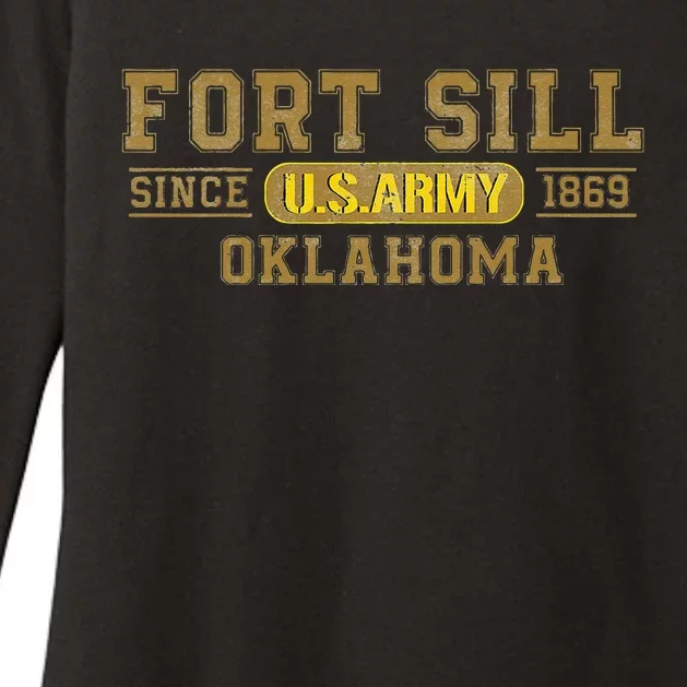 Fort Sill Oklahoma Army Base Womens CVC Long Sleeve Shirt