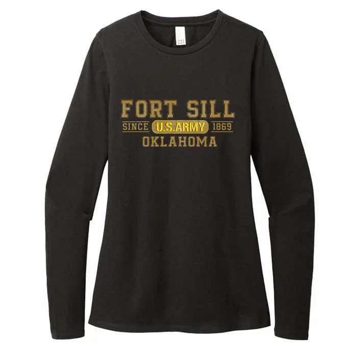 Fort Sill Oklahoma Army Base Womens CVC Long Sleeve Shirt