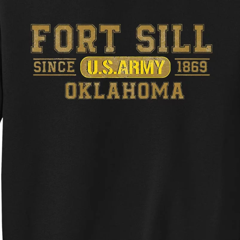 Fort Sill Oklahoma Army Base Tall Sweatshirt