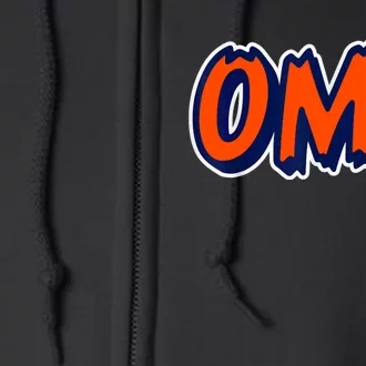 Funny Says Omg New York Full Zip Hoodie