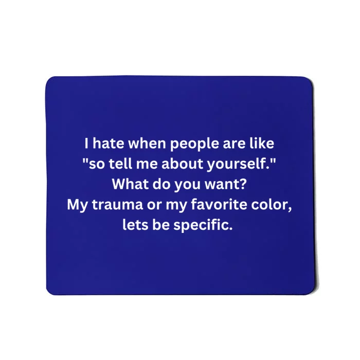 Funny Social Or Antisocial Dating Saying Meaningful Gift Mousepad