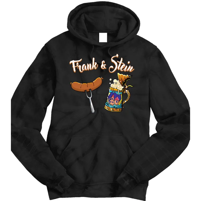 Frank & Stein Oktoberfest Funny Bratwurst Beer German Food Tie Dye Hoodie