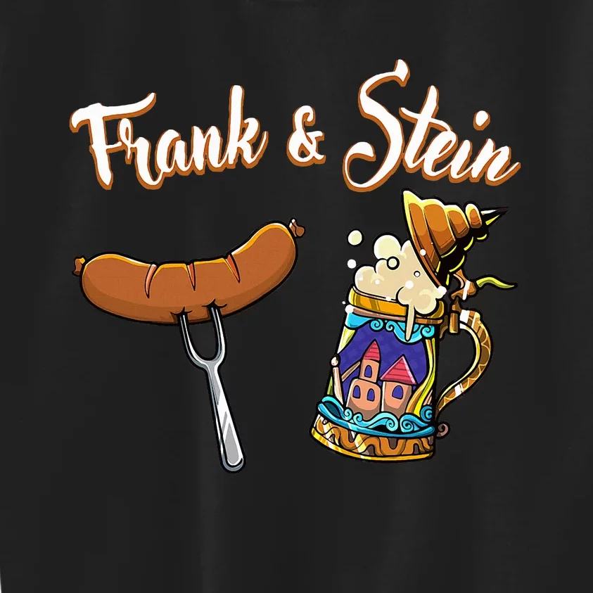 Frank & Stein Oktoberfest Funny Bratwurst Beer German Food Kids Sweatshirt