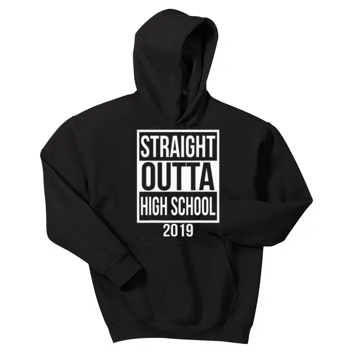 Funny Straight Outta High School Kids Hoodie