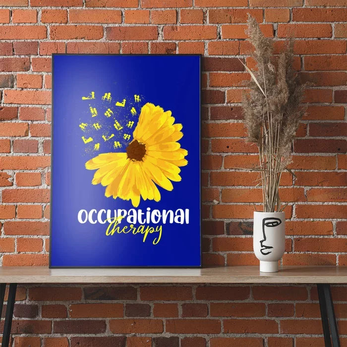 Funny Sunflower Occupational Therapy Month Ot Therapist Gift Poster