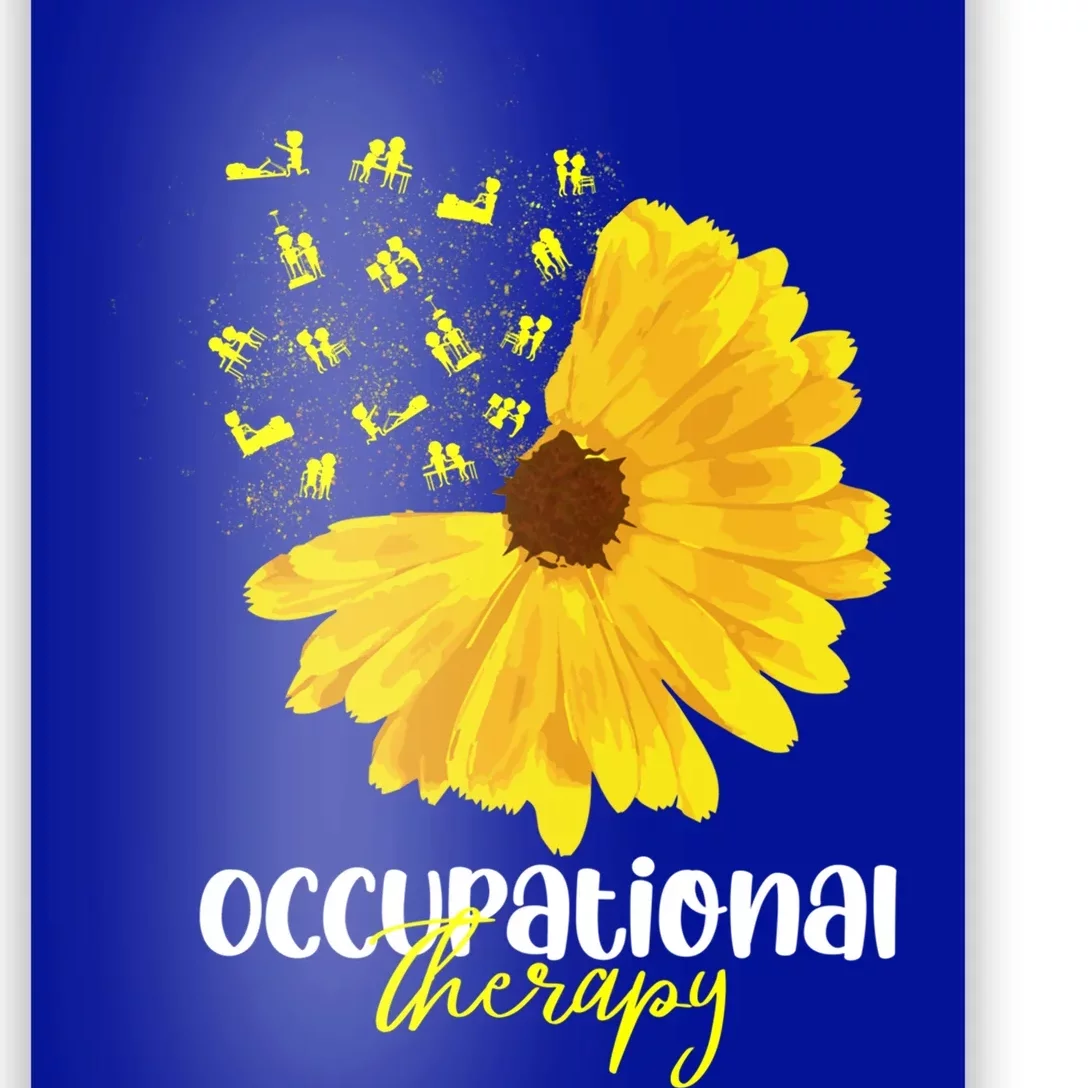 Funny Sunflower Occupational Therapy Month Ot Therapist Gift Poster