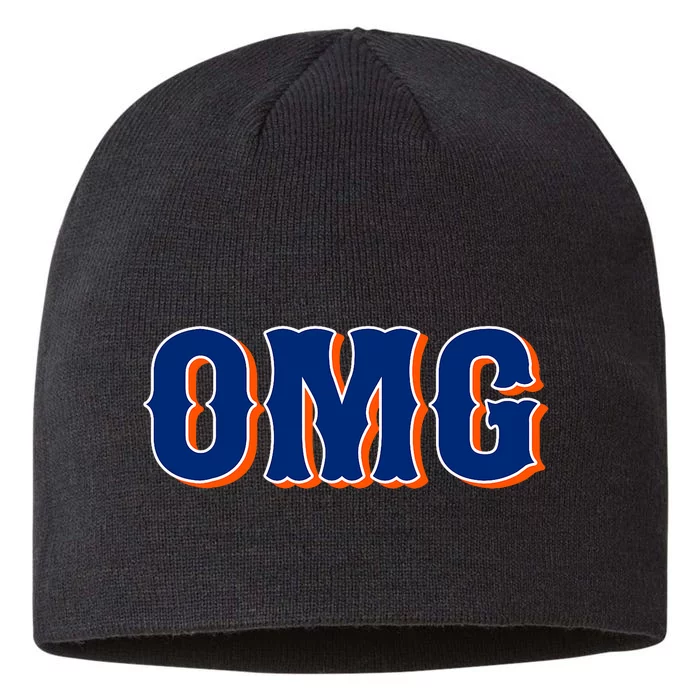 Funny Says Omg New York Apparel 8 1/2in Sustainable Knit Beanie