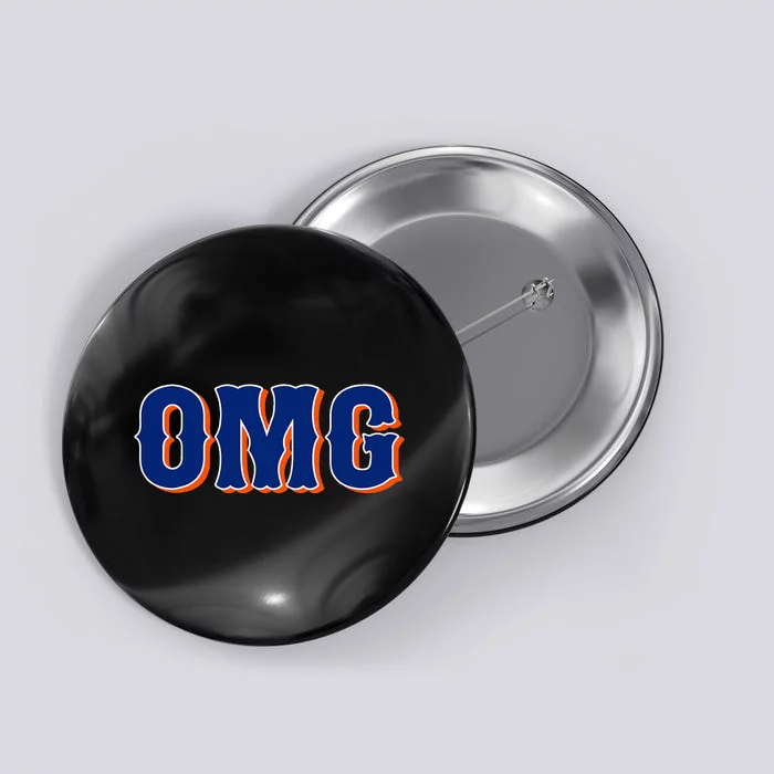 Funny Says Omg New York Apparel Button