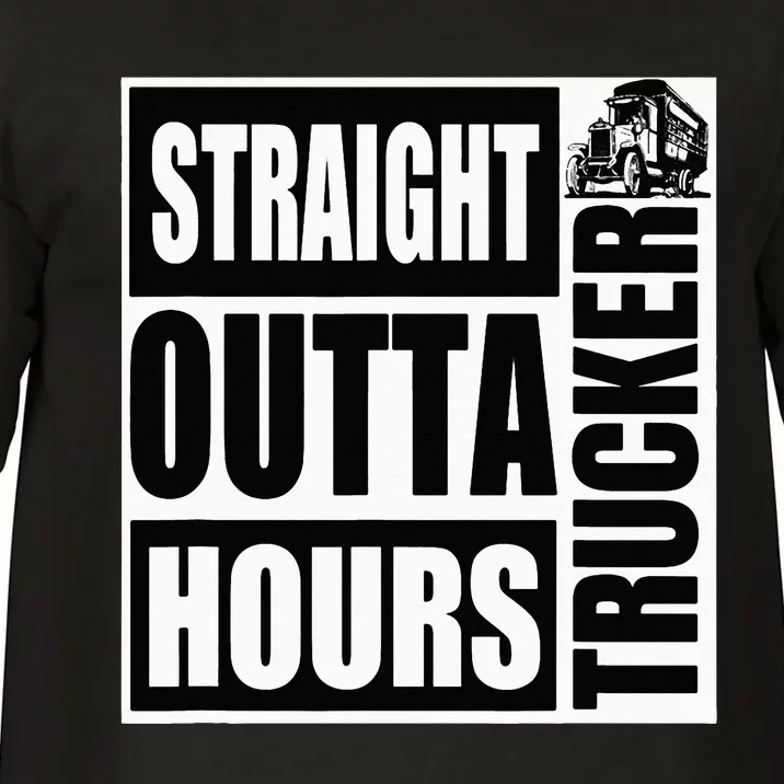 Funny Straight Outta Hours Loves Trucker Car Comfort Colors T-Shirt