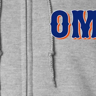 Funny Says Omg New York Full Zip Hoodie