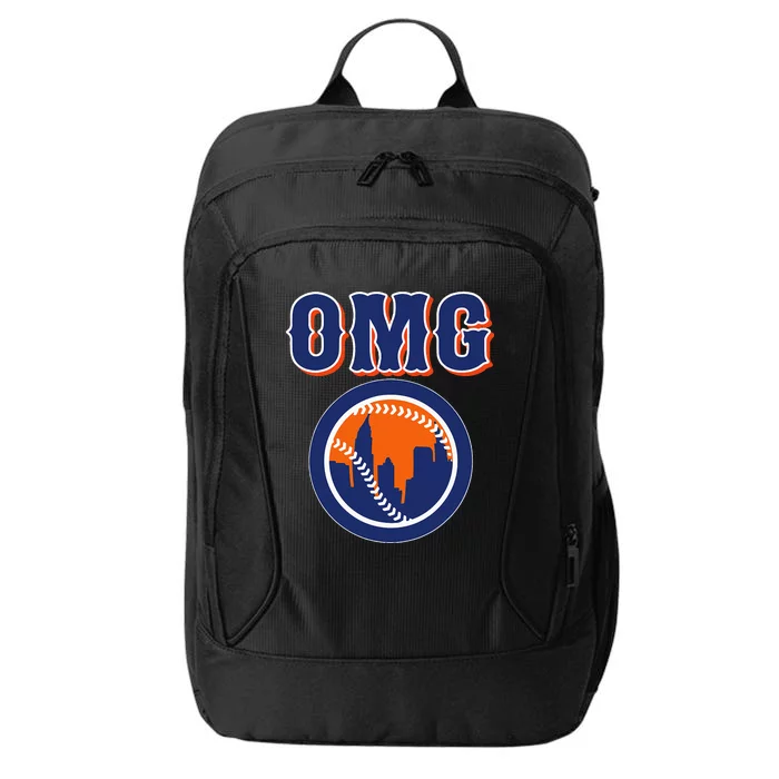 Funny Says Omg Baseball Lovers Omg Baseball City Backpack